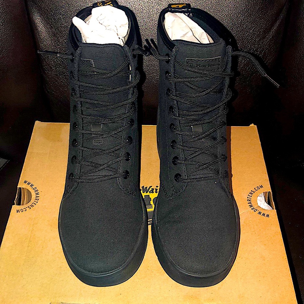 Dr Martens -Cairo canvas lace up boots-